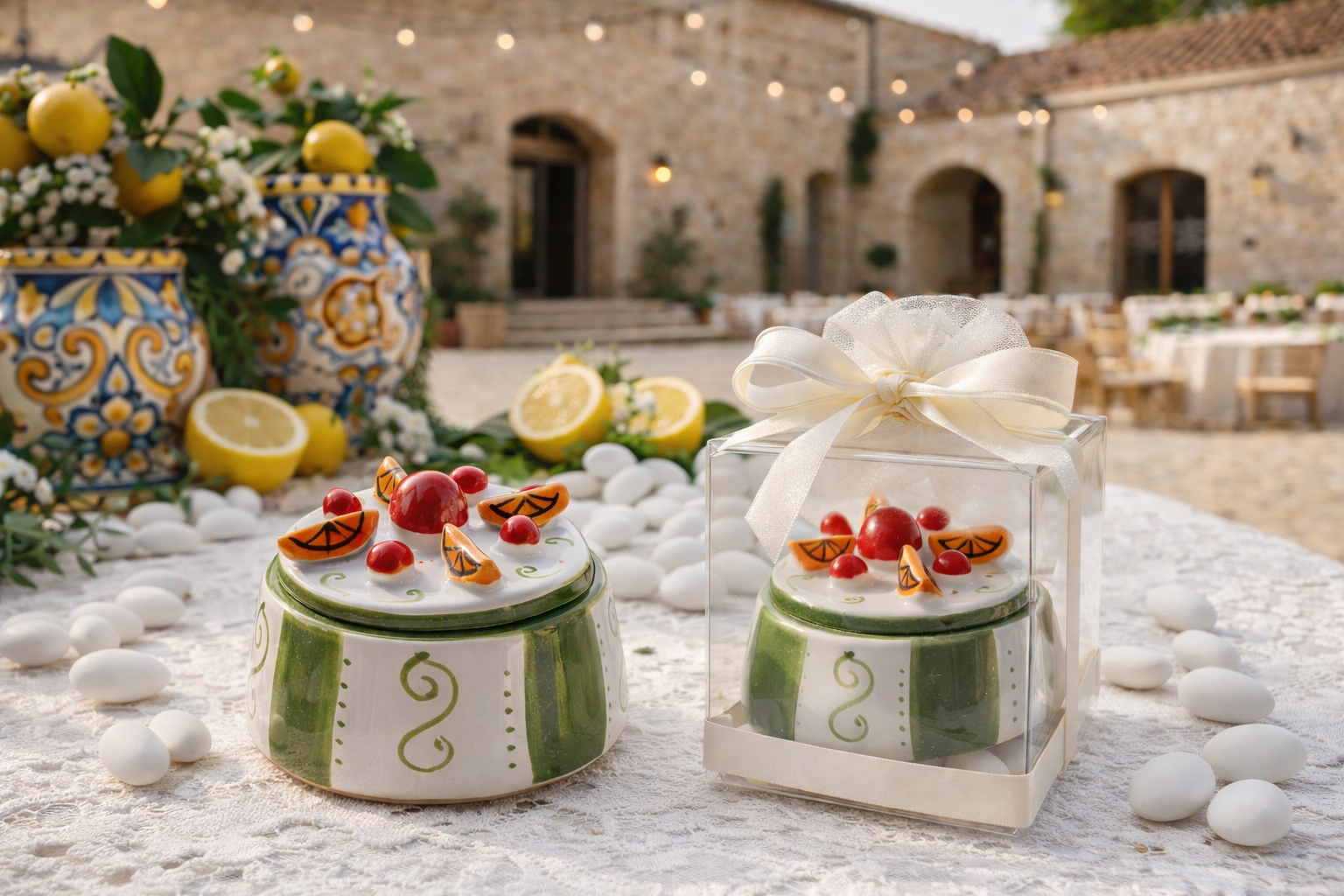 Cofanetto in ceramica Dolcetto Siciliano